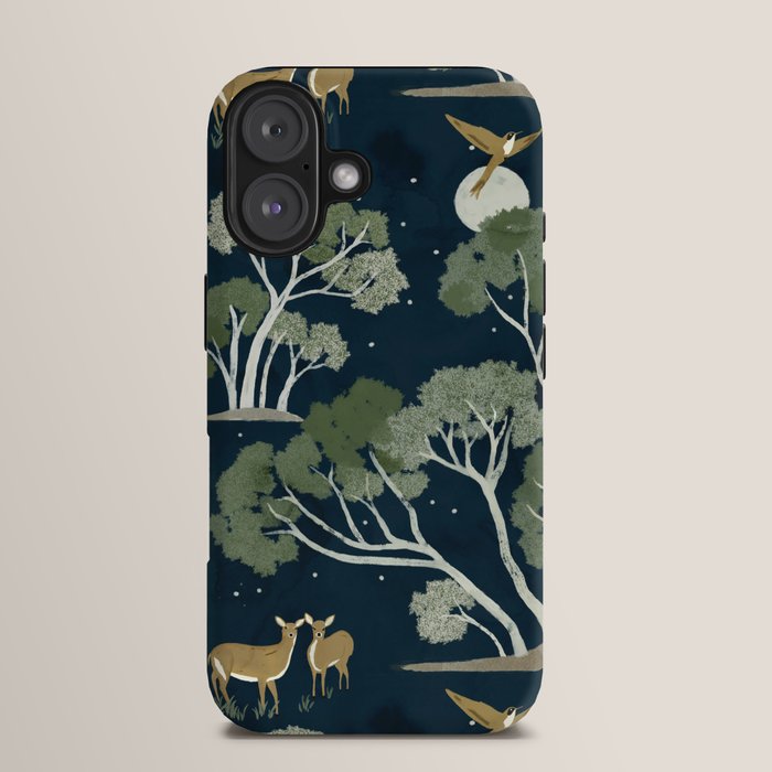 A Forest Awakens Full Moon iPhone Case