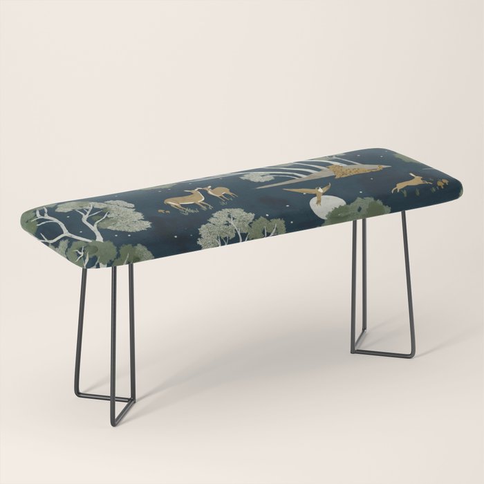 A Forest Awakens Full Moon Bench