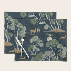 A Forest Awakens Full Moon Placemat