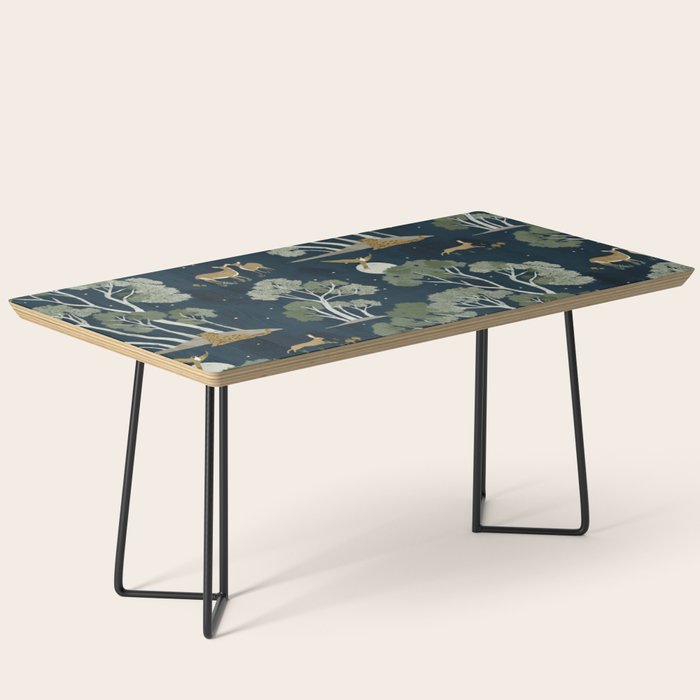 A Forest Awakens Full Moon Coffee Table