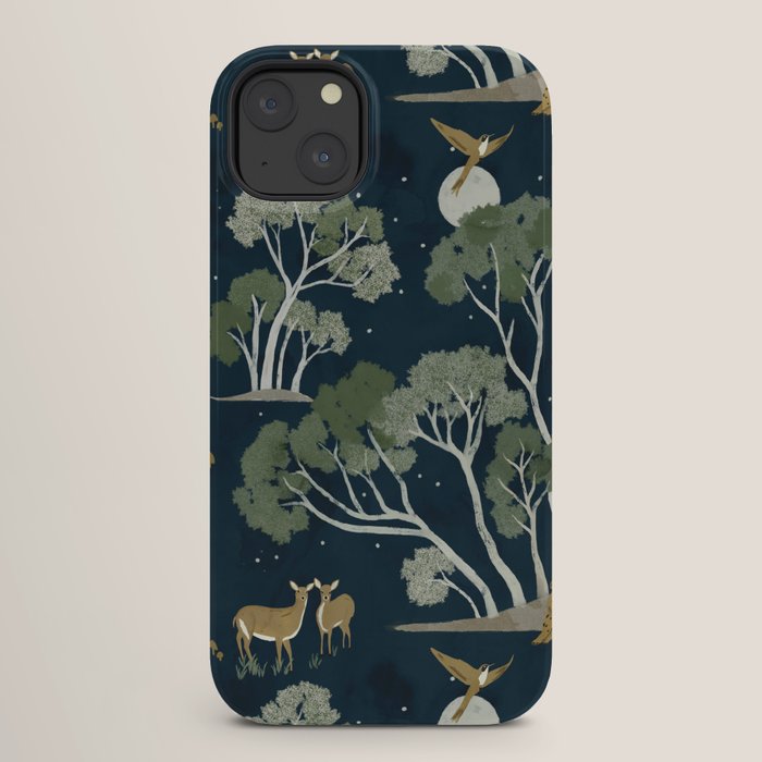 A Forest Awakens Full Moon iPhone Case