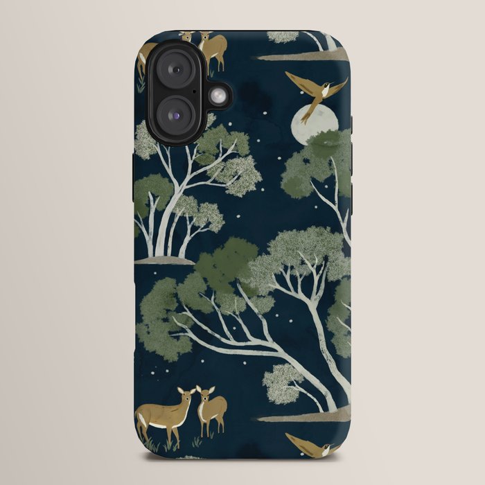 A Forest Awakens Full Moon iPhone Case