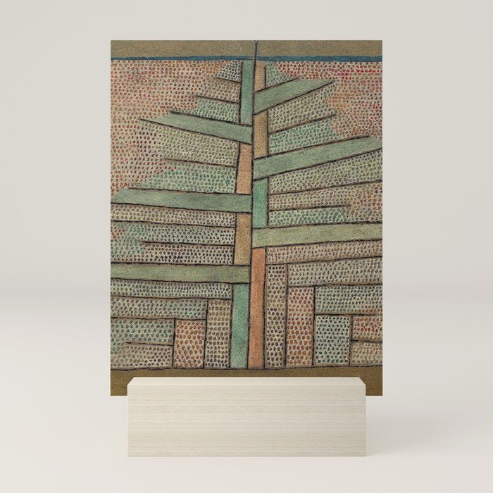 "The Pine Tree" by Paul Klee (1932) Mini Art Print