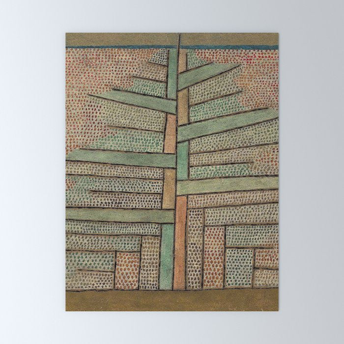 "The Pine Tree" by Paul Klee (1932) Mini Art Print