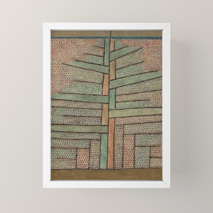 "The Pine Tree" by Paul Klee (1932) Mini Art Print