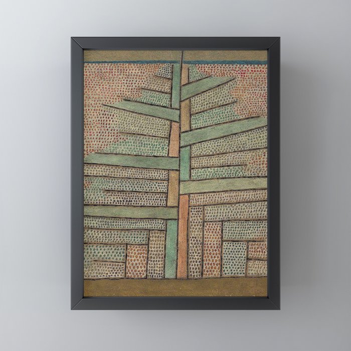 "The Pine Tree" by Paul Klee (1932) Mini Art Print