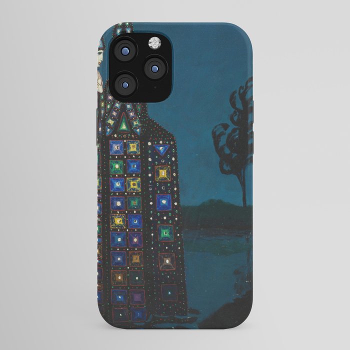 Confirmation of Love,' Magical Realism Portrait Painting by Boles����aw Biegas iPhone Case