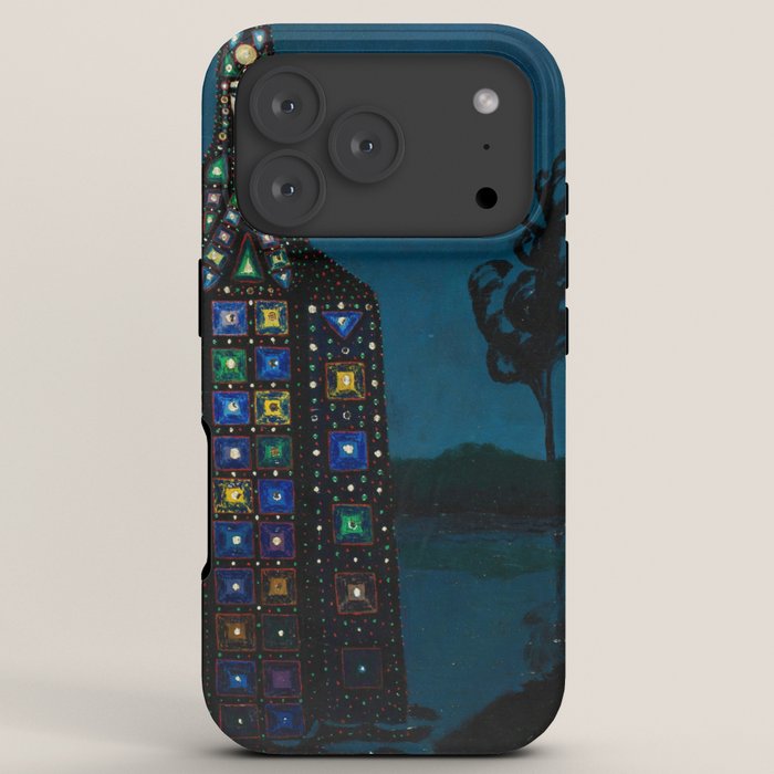 Confirmation of Love,' Magical Realism Portrait Painting by Boles����aw Biegas iPhone Case