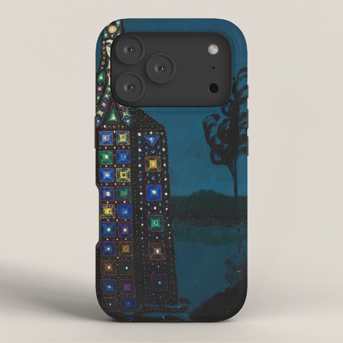 Confirmation of Love,' Magical Realism Portrait Painting by Boles����aw Biegas iPhone Case