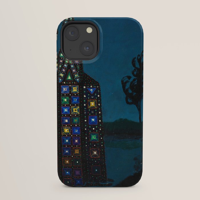 Confirmation of Love,' Magical Realism Portrait Painting by Boles����aw Biegas iPhone Case