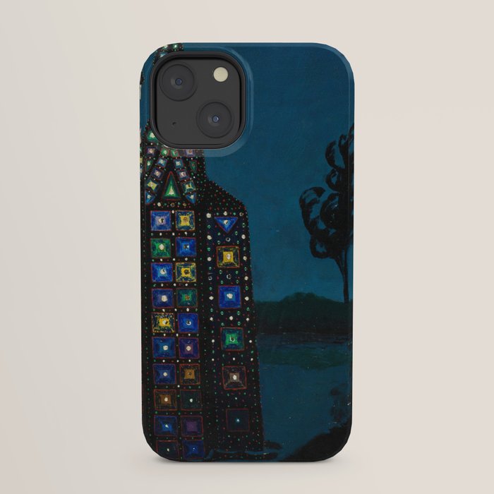 Confirmation of Love,' Magical Realism Portrait Painting by Boles����aw Biegas iPhone Case