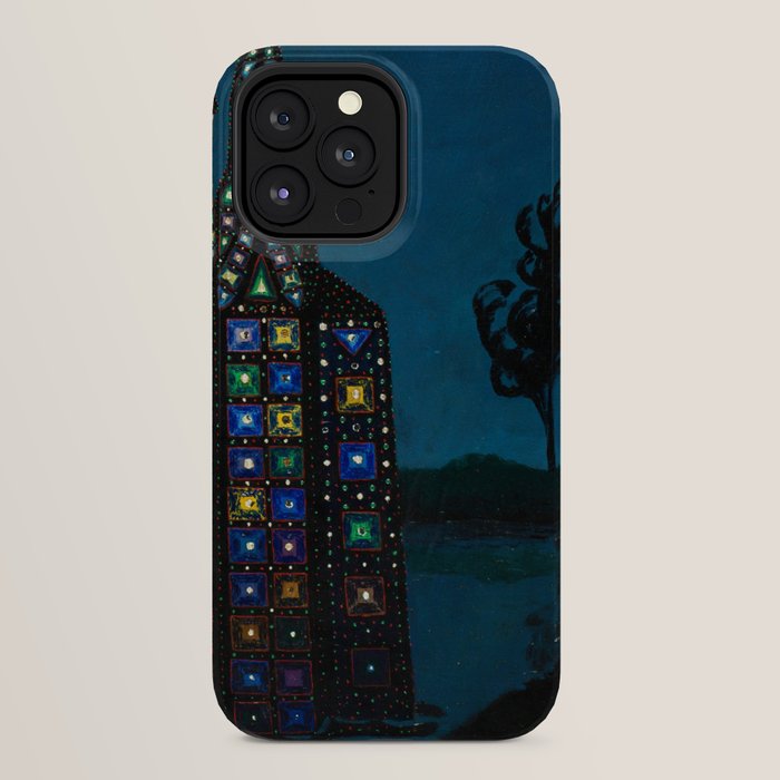 Confirmation of Love,' Magical Realism Portrait Painting by Boles����aw Biegas iPhone Case