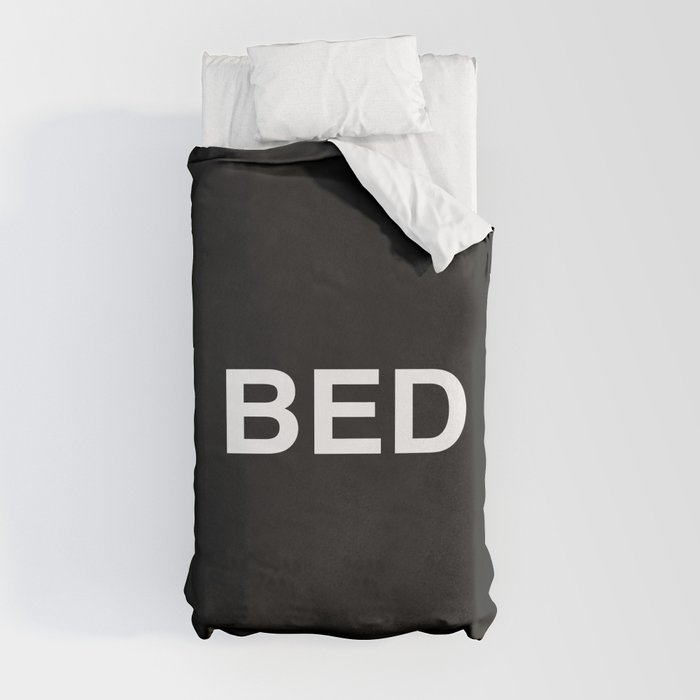 " Art " (Negative) Duvet Cover