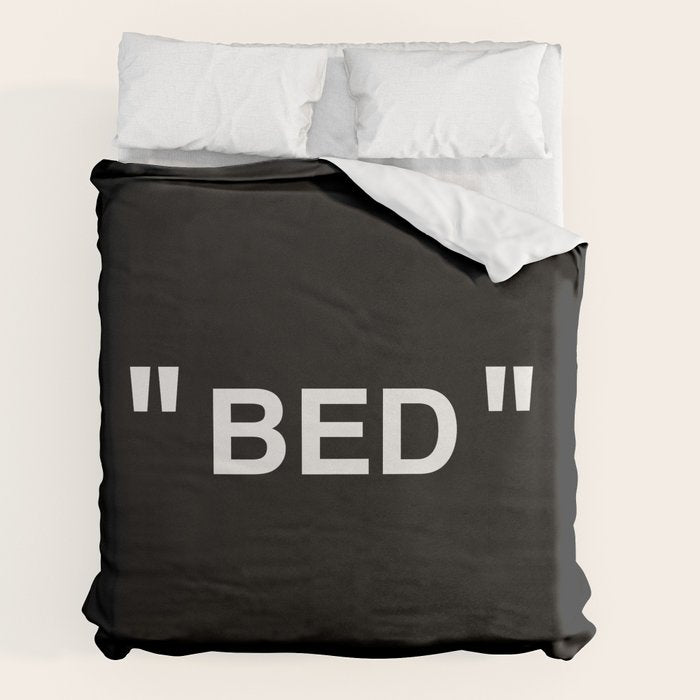 " Art " (Negative) Duvet Cover