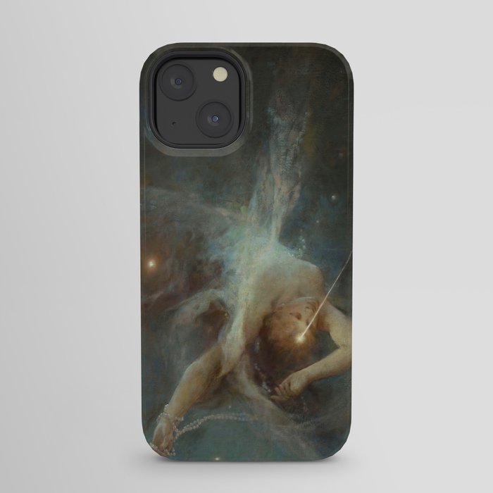 "Falling Star" by Witold Pruszkowski (1884) iPhone Case