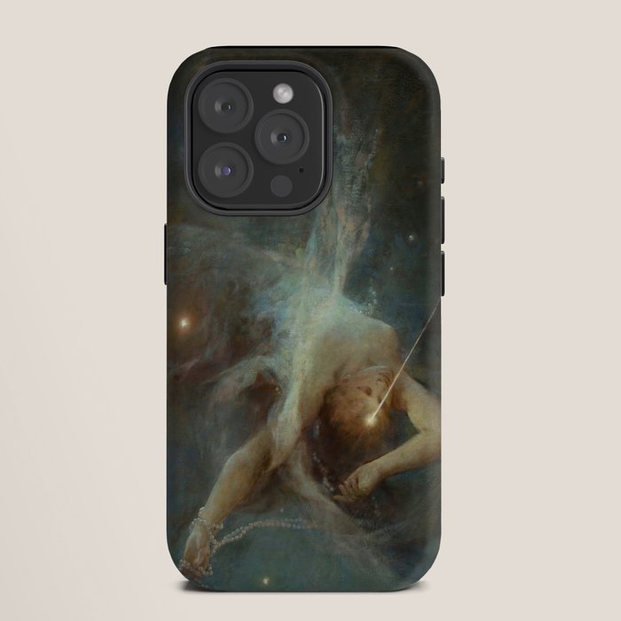 "Falling Star" by Witold Pruszkowski (1884) iPhone Case