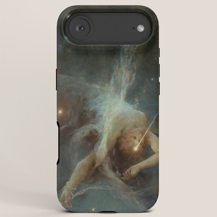 "Falling Star" by Witold Pruszkowski (1884) iPhone Case