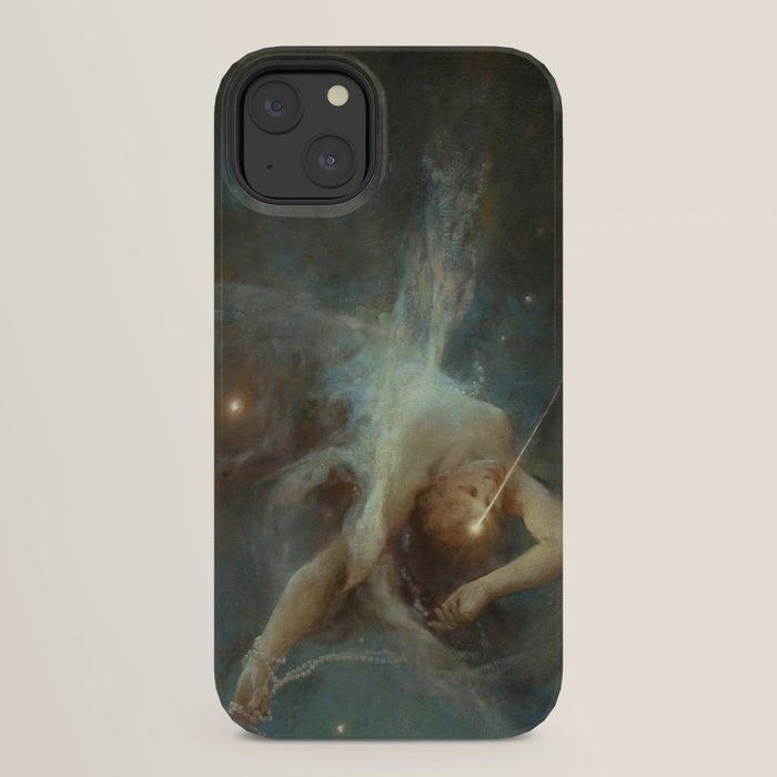 "Falling Star" by Witold Pruszkowski (1884) iPhone Case