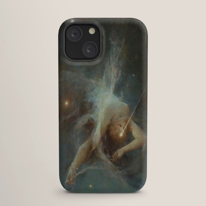 "Falling Star" by Witold Pruszkowski (1884) iPhone Case