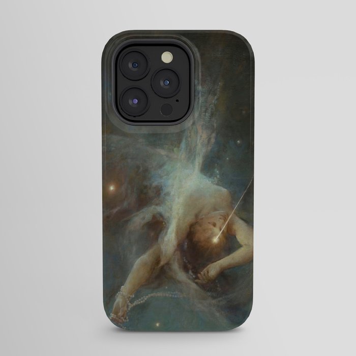 "Falling Star" by Witold Pruszkowski (1884) iPhone Case