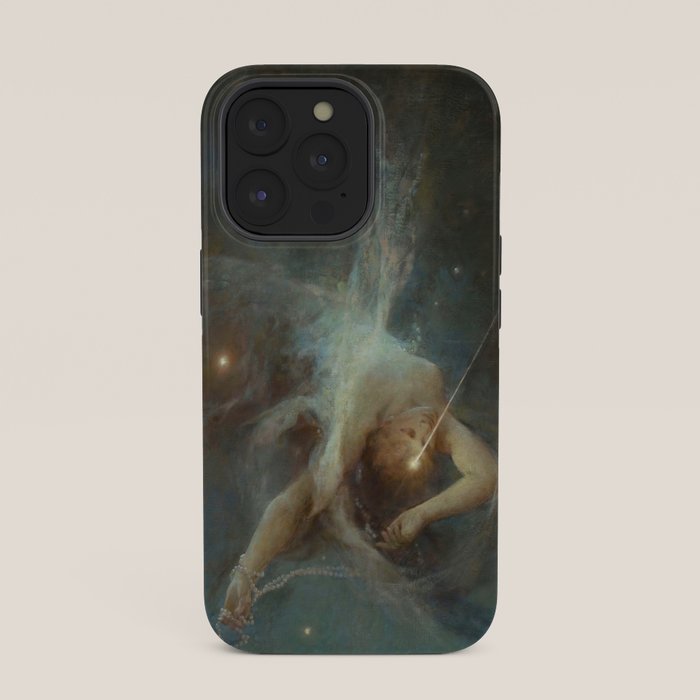 "Falling Star" by Witold Pruszkowski (1884) iPhone Case