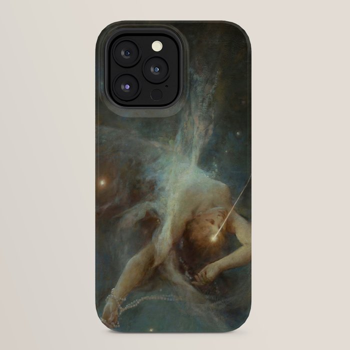 "Falling Star" by Witold Pruszkowski (1884) iPhone Case