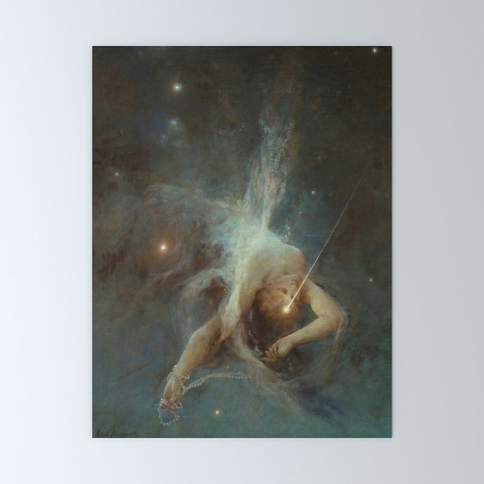 "Falling Star" by Witold Pruszkowski (1884) Mini Art Print