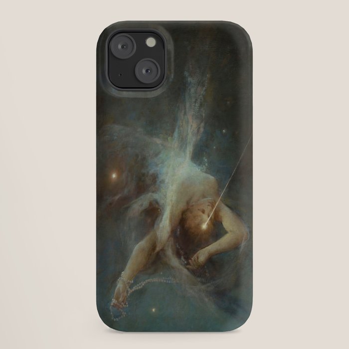 "Falling Star" by Witold Pruszkowski (1884) iPhone Case