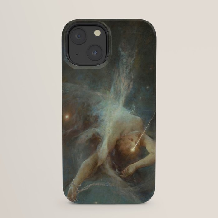 "Falling Star" by Witold Pruszkowski (1884) iPhone Case