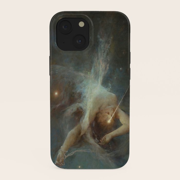 "Falling Star" by Witold Pruszkowski (1884) iPhone Case