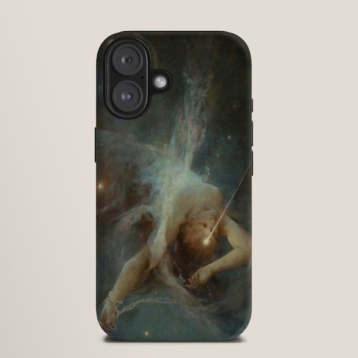 "Falling Star" by Witold Pruszkowski (1884) iPhone Case