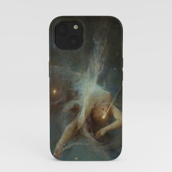 "Falling Star" by Witold Pruszkowski (1884) iPhone Case