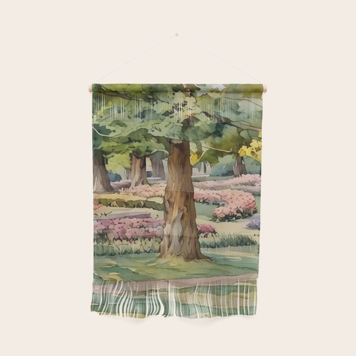 A beautiful day at the park Wall Hanging