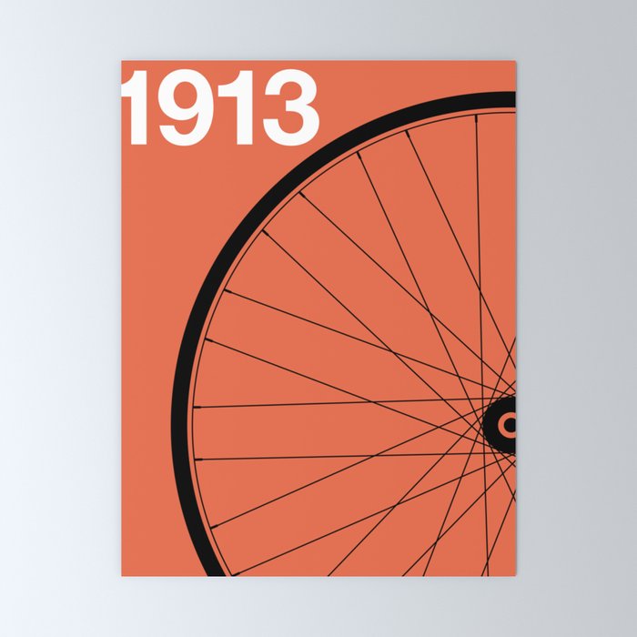 1913 - Roue de Bicyclette - Marcel Duchamp Mini Art Print