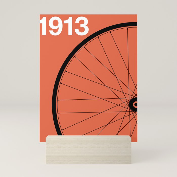 1913 - Roue de Bicyclette - Marcel Duchamp Mini Art Print
