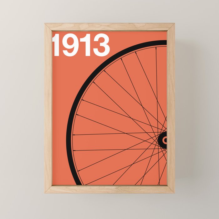 1913 - Roue de Bicyclette - Marcel Duchamp Mini Art Print