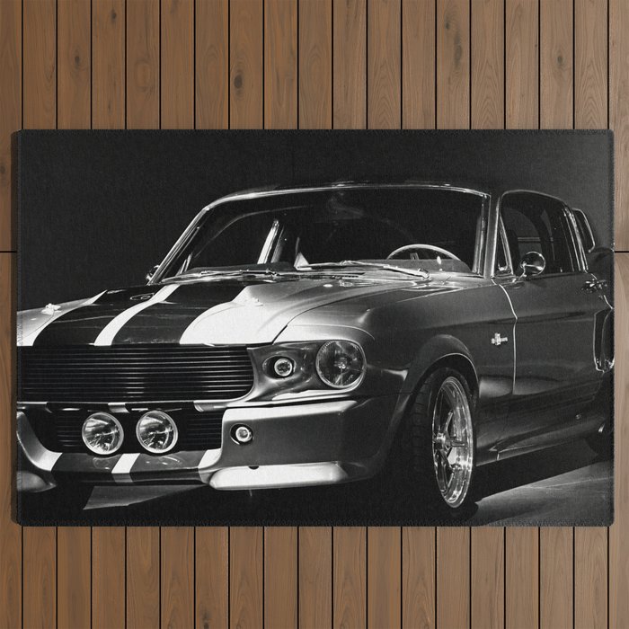 1967 Mustang Shelby GT 500 Outdoor Rug