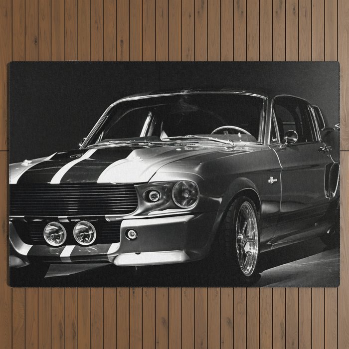 1967 Mustang Shelby GT 500 Outdoor Rug