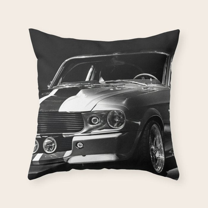 1967 Mustang Shelby GT 500 Throw Pillow