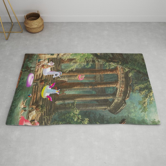 18th Century Pool Party Rug