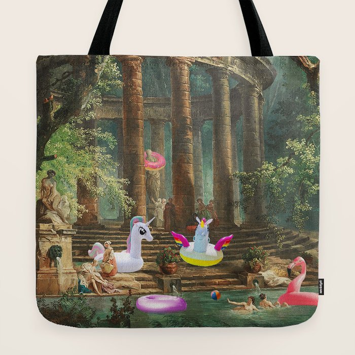 18th Century Pool Party Tote Bag