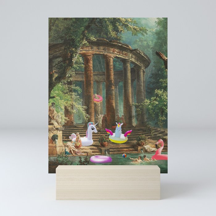 18th Century Pool Party Mini Art Print