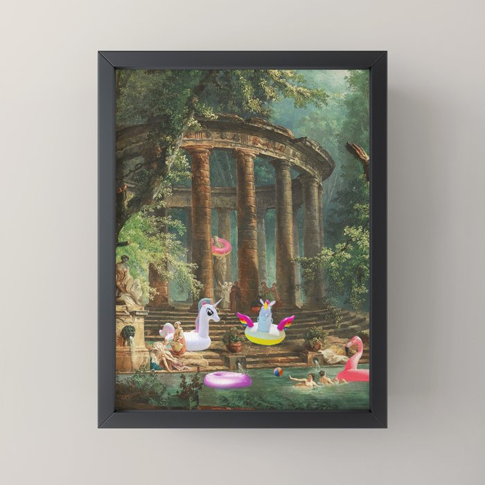 18th Century Pool Party Mini Art Print