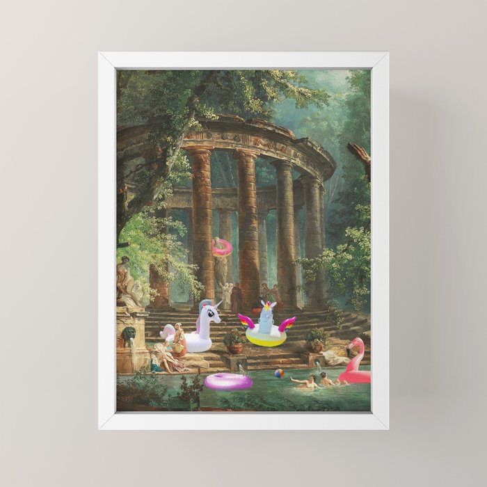 18th Century Pool Party Mini Art Print