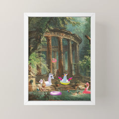 18th Century Pool Party Mini Art Print