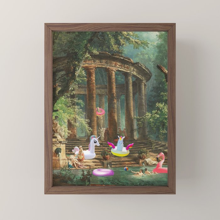 18th Century Pool Party Mini Art Print