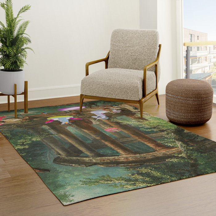 18th Century Pool Party Rug