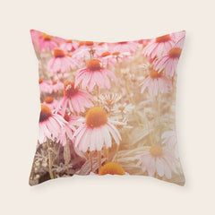 37 Flowers Throw Pillow