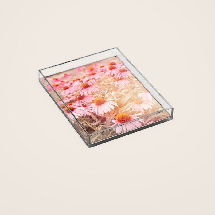 37 Flowers Acrylic Tray