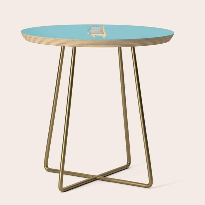 A Book Lover (blue) Side Table